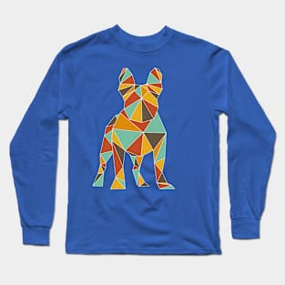 Cute Poly Retro French Bulldog Long Sleeve T-Shirt